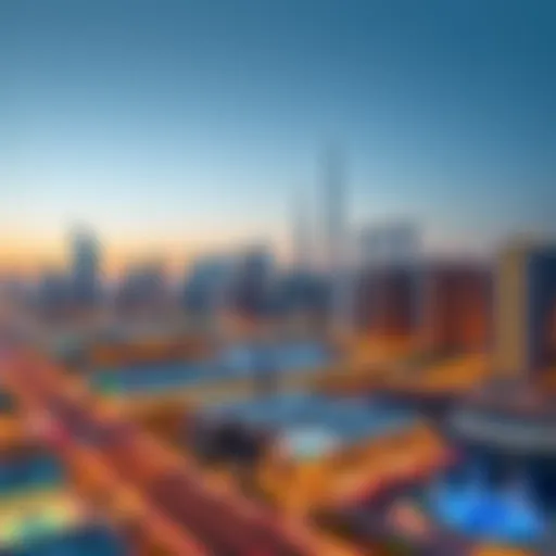 Iconic skyline of Dubai showcasing Al Dar Projects