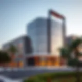 Exterior view of Al Ghanem Business Center showcasing modern architecture