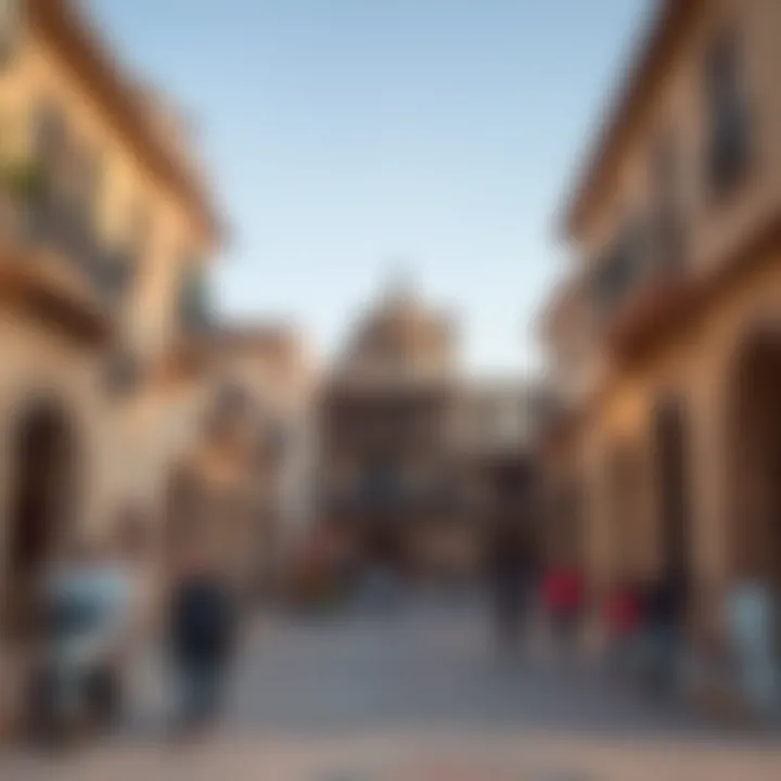 Historic buildings in Al Seef reflecting Dubai's rich cultural heritage.