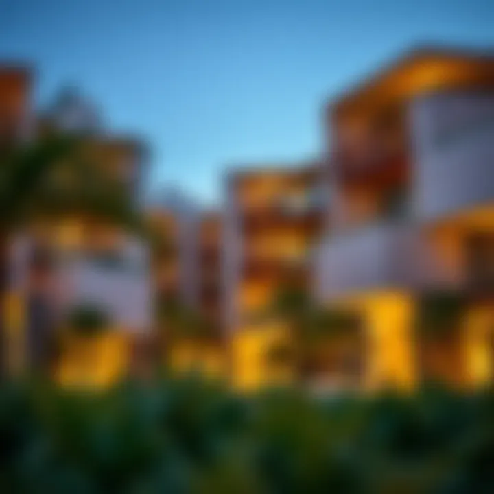 A glimpse into the modern real estate developments in Al Seef, showcasing luxury residences.
