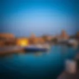 A breathtaking view of Al Seef's waterfront showcasing the blend of traditional and modern architecture.