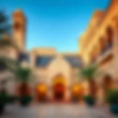 Exterior view of Al Shindagha Museum showcasing traditional architecture