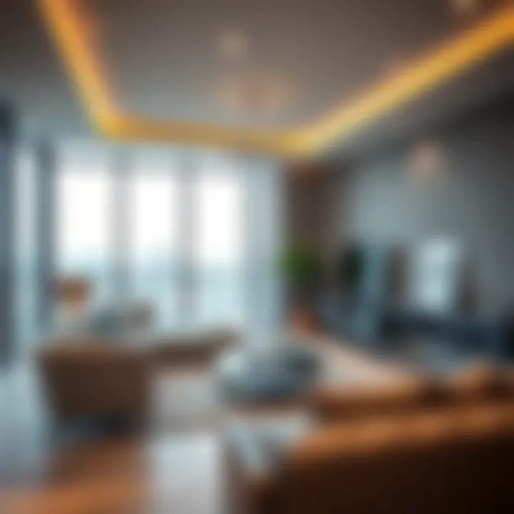 Modern apartment interior in Dubai