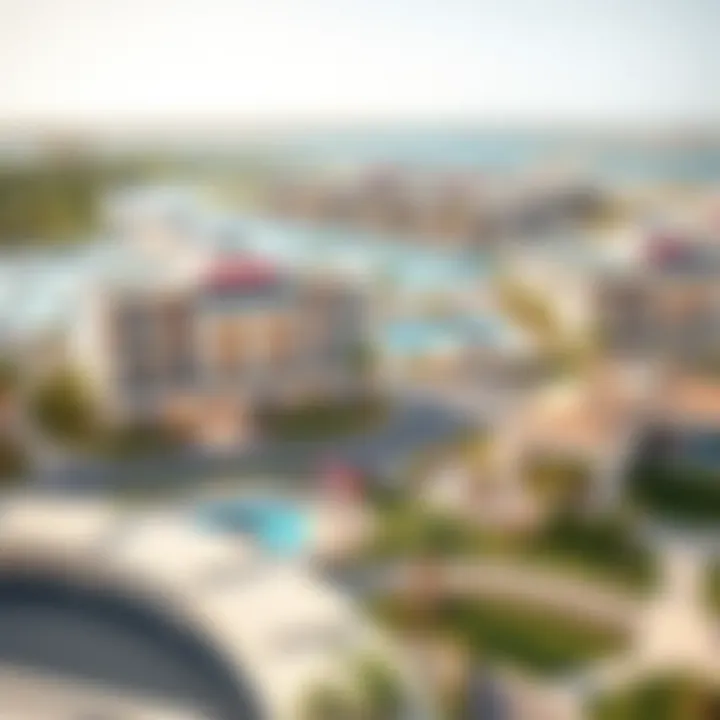 Panoramic view of Azure Al Reem community