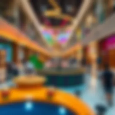 Vibrant Entertainment Area in Bani Yas Mall Entertainment area in Bani Yas Mall with various activities