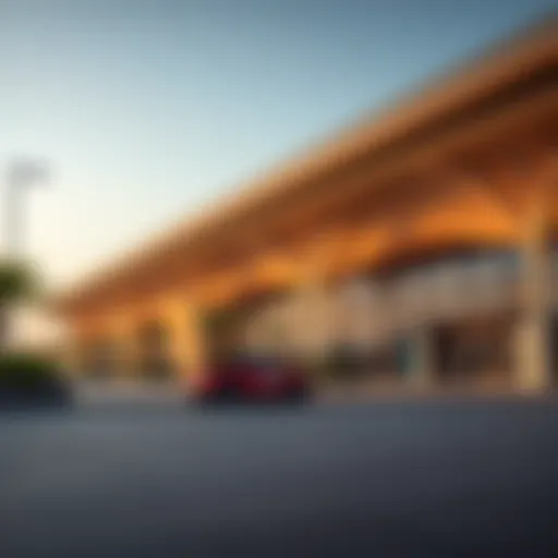 Bani Yas Metro Station architectural design exterior