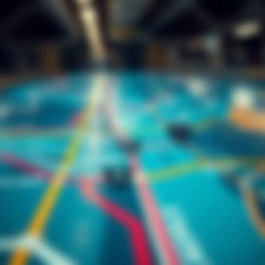 Detailed overview of the Metro Dubai map highlighting various routes