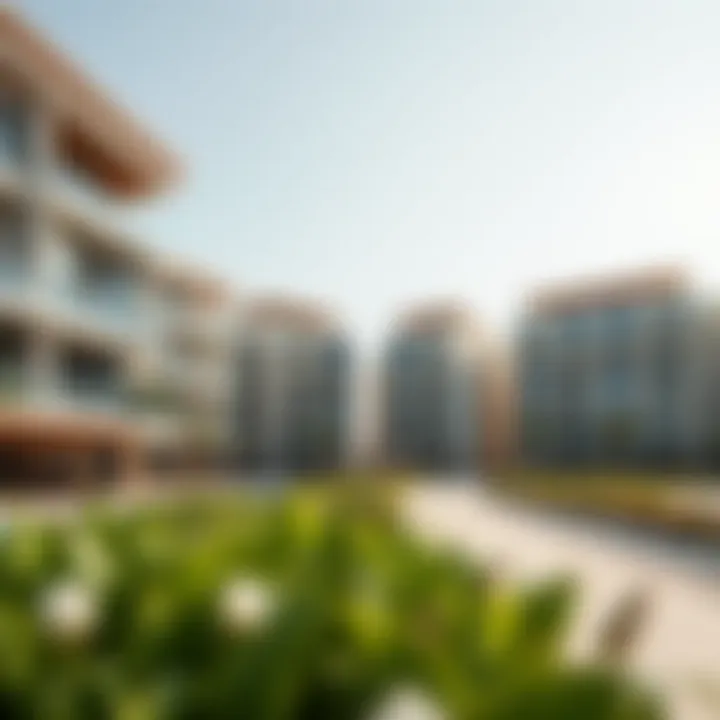 The modern architectural design of Creek Beach with surrounding greenery