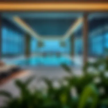 Premium Amenities at Damac Cour Jardin Luxurious amenities offered at Damac Cour Jardin including pool and fitness center
