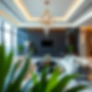 Sophisticated Interior Design of Damac Cour Jardin Interior design highlights showcasing the sophistication of Damac Cour Jardin's residences