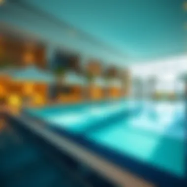 Amenities area featuring a swimming pool and recreational facilities