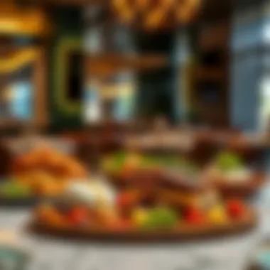 Culinary Masterpieces from Around the World Artfully presented dishes from various international kitchens
