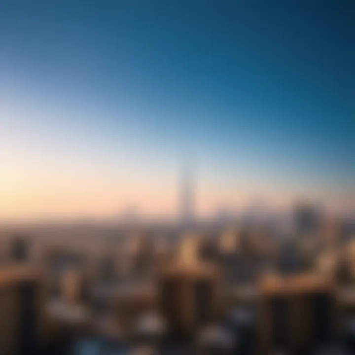 Aerial view of Dubai's skyline highlighting exclusive neighborhoods for diplomats