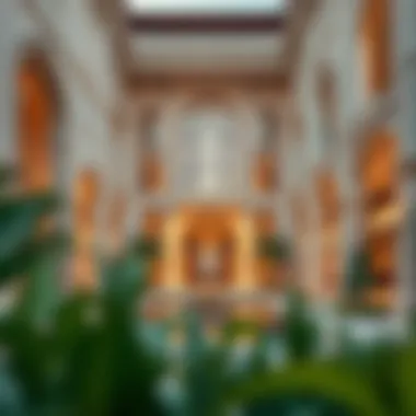 Elegant Architecture of Diplomat Properties Luxurious diplomat property in Dubai showcasing architectural elegance