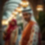 Traditional Emirati attire showcasing cultural heritage