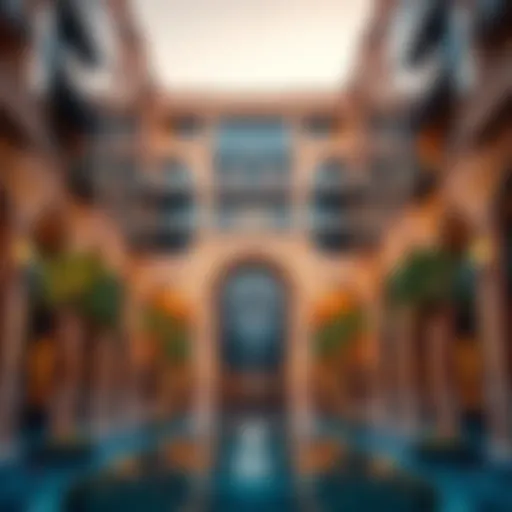 The architectural elegance of the Address in Downtown Dubai