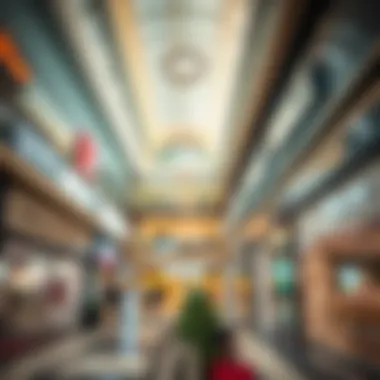 Inside a Budget-Friendly Mall in Dubai Interior view of a popular budget mall in Dubai