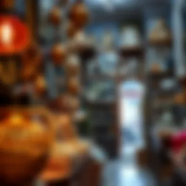Showcasing Handmade Crafts in Dubai Unique local store displaying handmade crafts