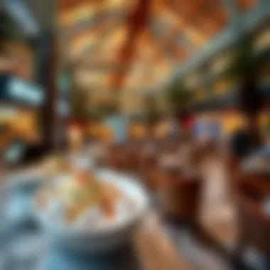 Diverse dining options available at Ansar Mall