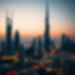 Majestic skyline of Dubai showcasing iconic skyscrapers