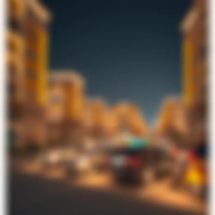 View of Al Warqa district showcasing rental options