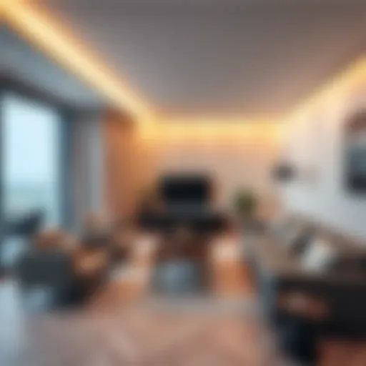 Shared living space showcasing modern design