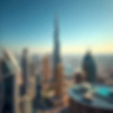 Panoramic View of Burj Khalifa Panoramic view of Burj Khalifa and its surroundings