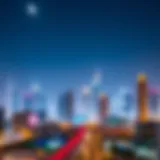 Stunning skyline view of Dubai showcasing modern architecture