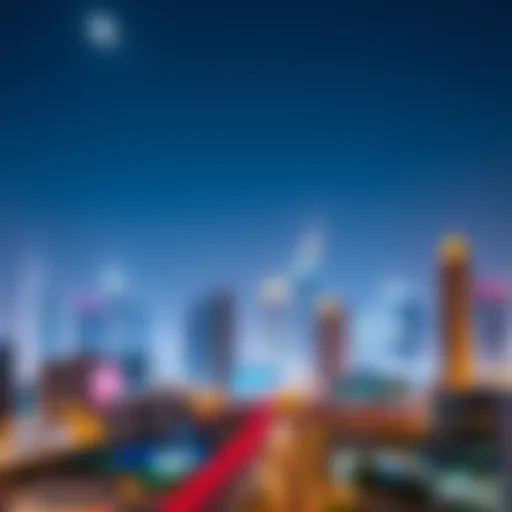 Stunning skyline view of Dubai showcasing modern architecture