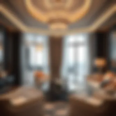 Interior Design Excellence in Damac Couture Luxurious interior showcasing modern elegance