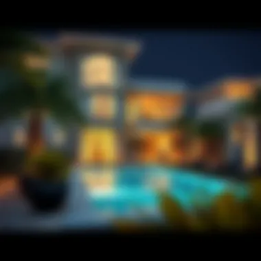 Residential Diversity in Dera Luxurious residential property in Dera highlighting diverse architectural styles