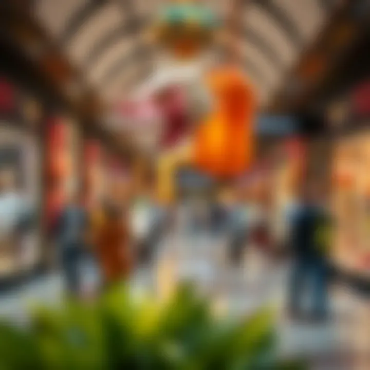 Cultural exhibits and events within Dragon Mall