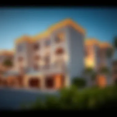 Architectural Excellence of Elan Townhouses Elegant architectural design of Elan Townhouses
