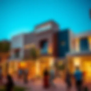 Vibrant community atmosphere of Elan Townhouses