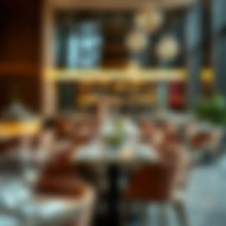 Dining area highlighting culinary offerings and ambiance of the hotel
