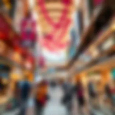 Dynamic Shopping Experience Vibrant shopping experience within the mall