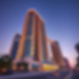Stunning view of the Latifa Building showcasing its architectural elegance
