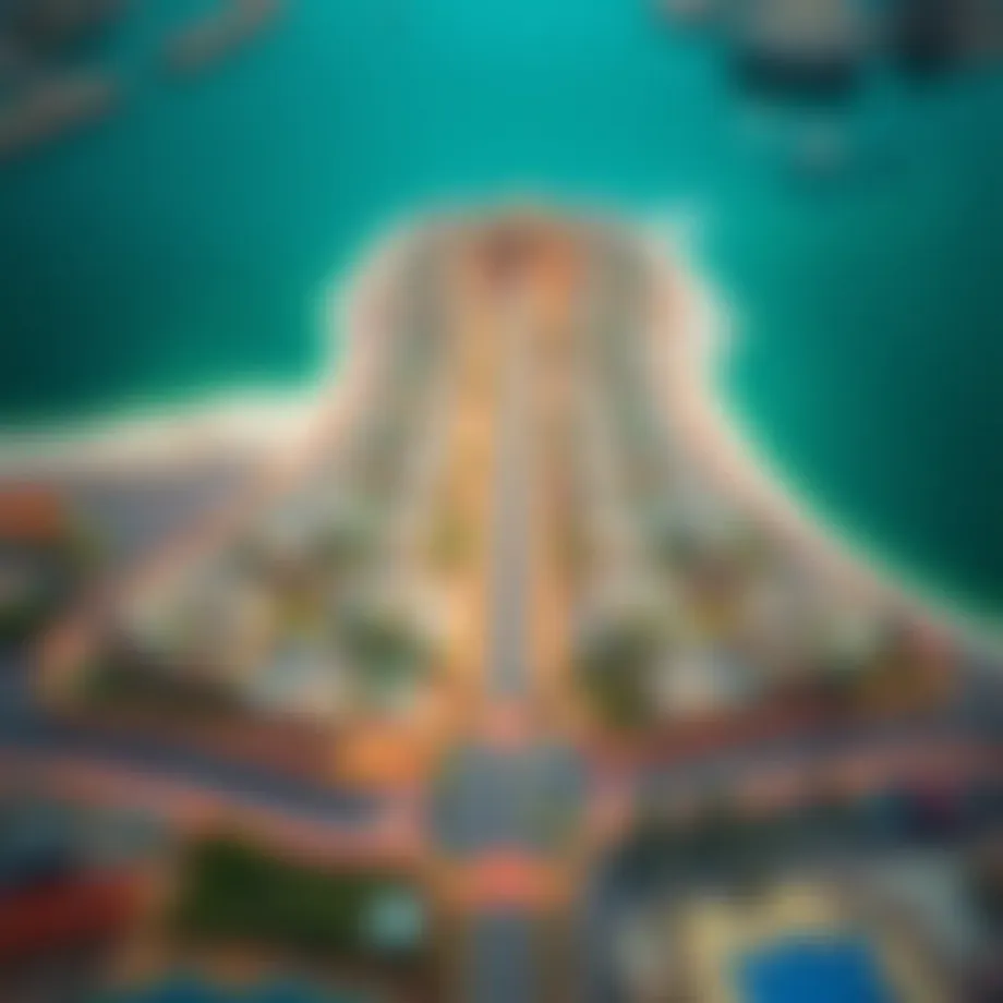 Aerial view of Lulu Al Qusais showcasing residential properties