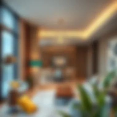 Modern apartment interiors in Lulu Al Qusais