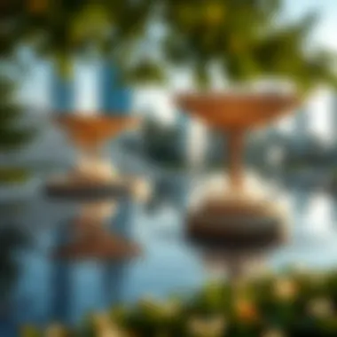 Water Features and Green Spaces in Mohammed Bin Rashid City Elegant water features and green spaces enhancing urban living in the city