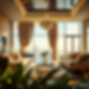 Luxurious interior of a new property launch