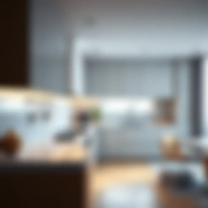Modern kitchen featuring contemporary design and amenities