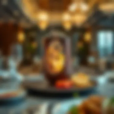 Diverse culinary offerings at Rotana Hotel highlighting exquisite dining experience