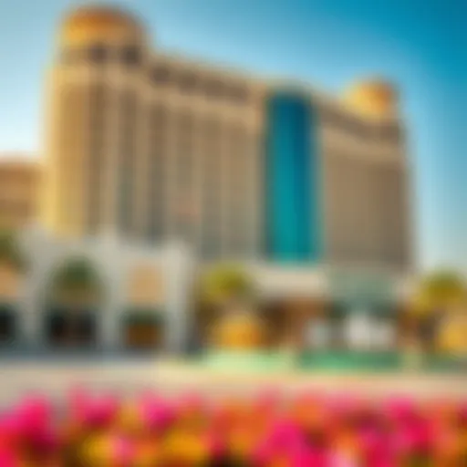 Stunning exterior view of Rotana Hotel Al Ain showcasing unique architectural design