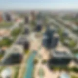 Aerial view of Sharjah Sustainable City showcasing green spaces and innovative architecture.