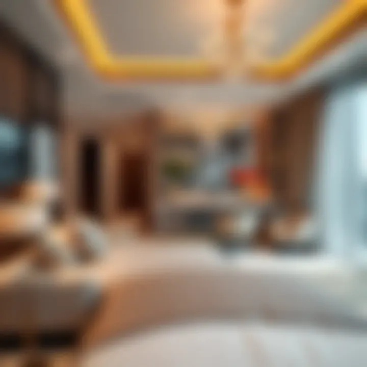 Luxurious studio room featuring high-end furnishings and decor