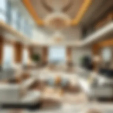 Opulent Lifestyle at Address Jumeirah Elegant interior design of Address Jumeirah showcasing opulent lifestyle offerings