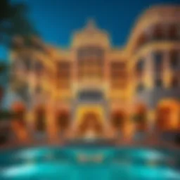 Luxurious exterior view of Address Jumeirah highlighting its architectural elegance