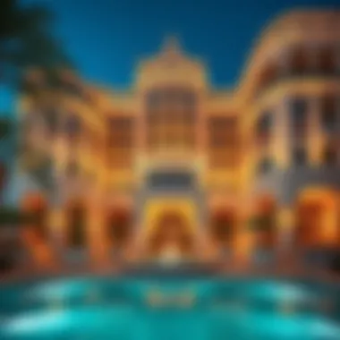 Architectural Elegance of Address Jumeirah Luxurious exterior view of Address Jumeirah highlighting its architectural elegance