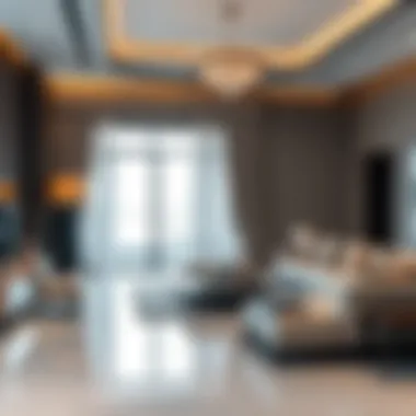 Elegant Interior Living Space of Al Zubaidi Residence Interior living space highlighting elegant design and decor